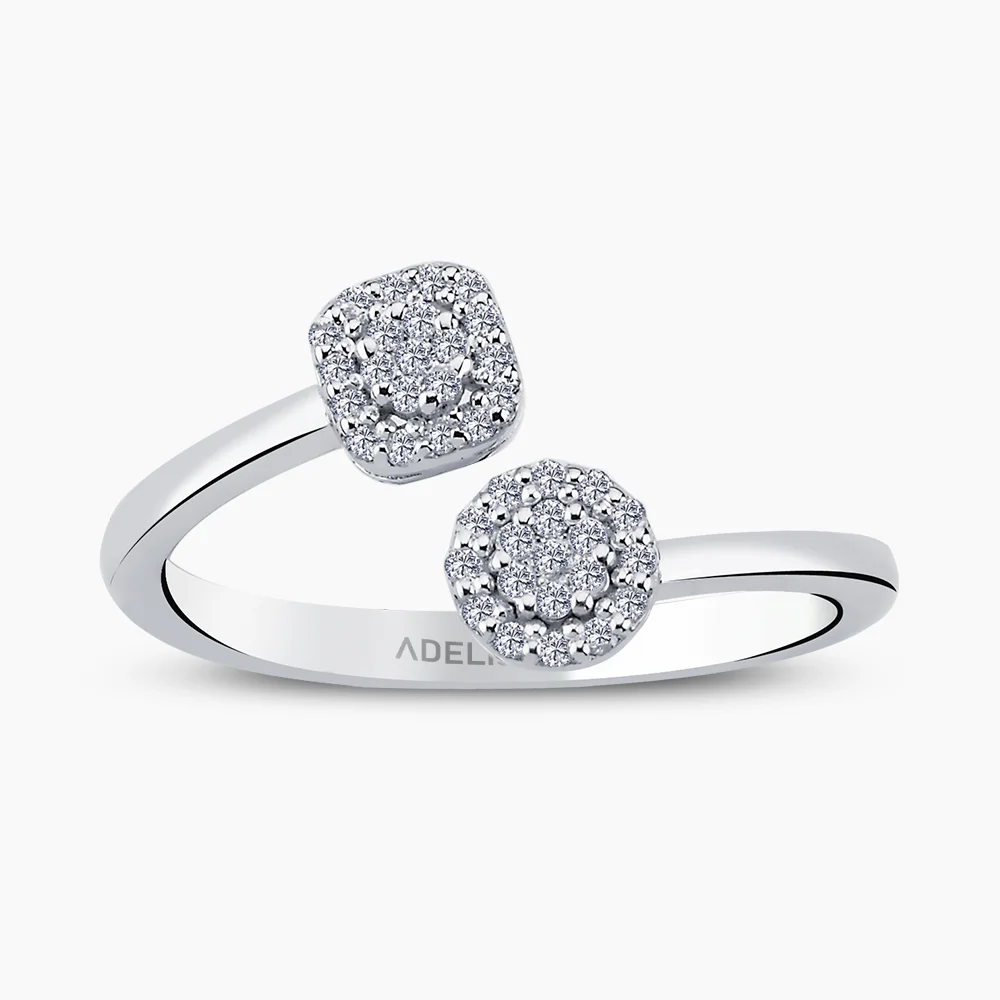 Beyaz Altın 0.18 Karat Pırlanta Yüzük