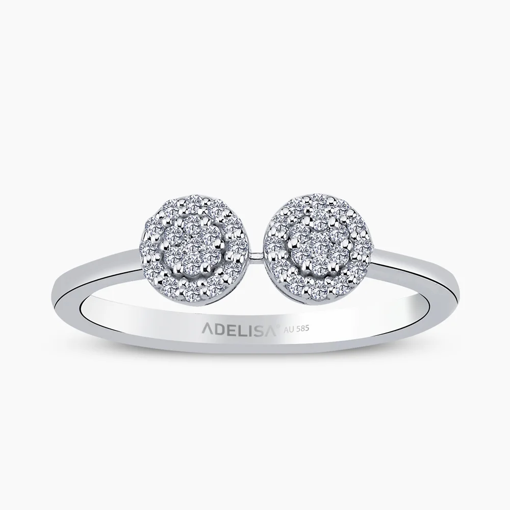 Beyaz Altın 0.20 Karat Pırlanta Yüzük