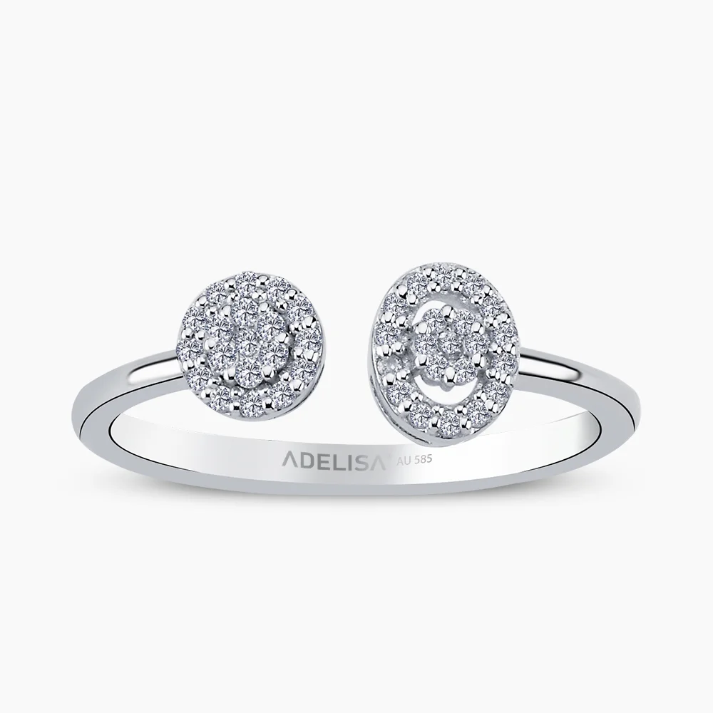 Beyaz Altın 0.20 Karat Pırlanta Yüzük