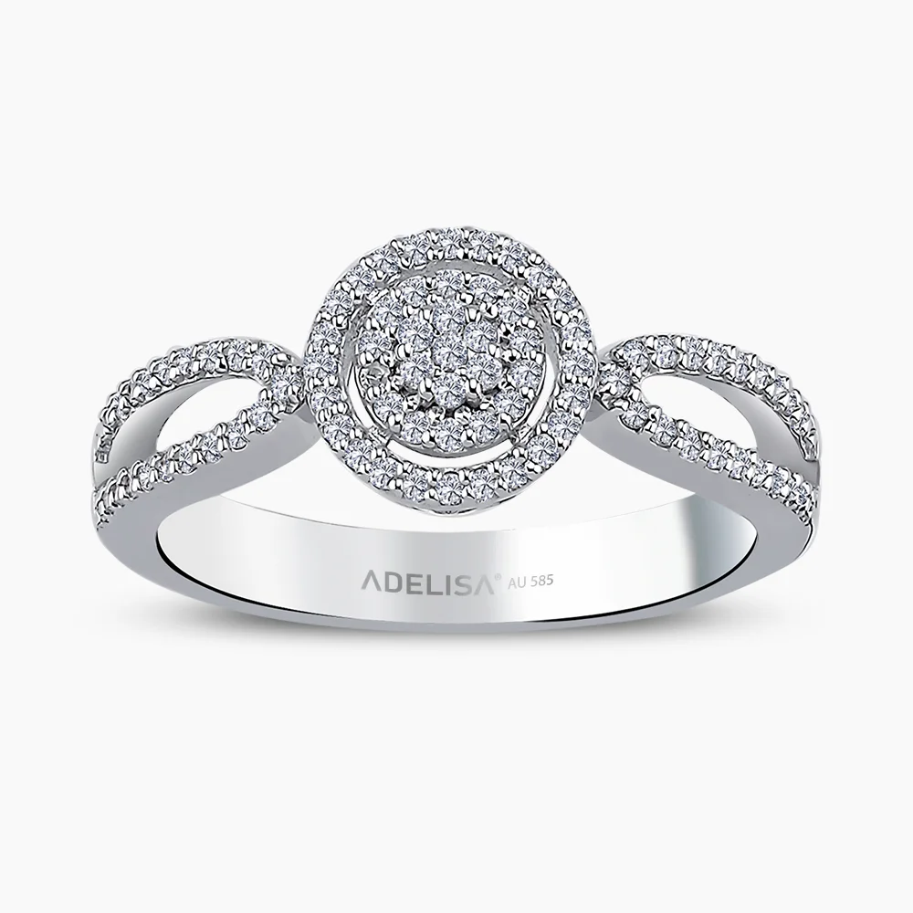 Beyaz Altın 0.35 Karat Pırlanta Yüzük