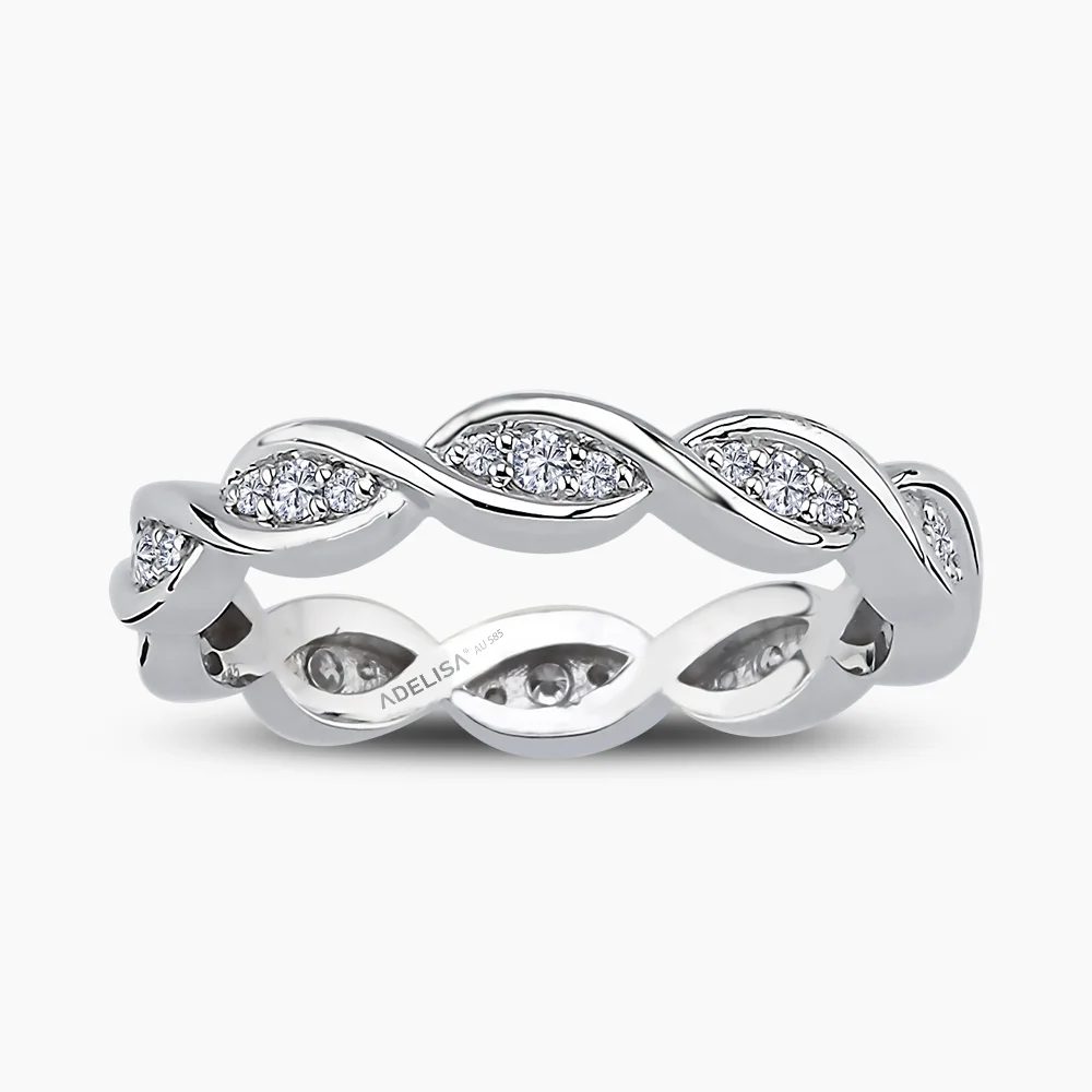 Beyaz Altın 0.24 Karat Pırlanta Yüzük